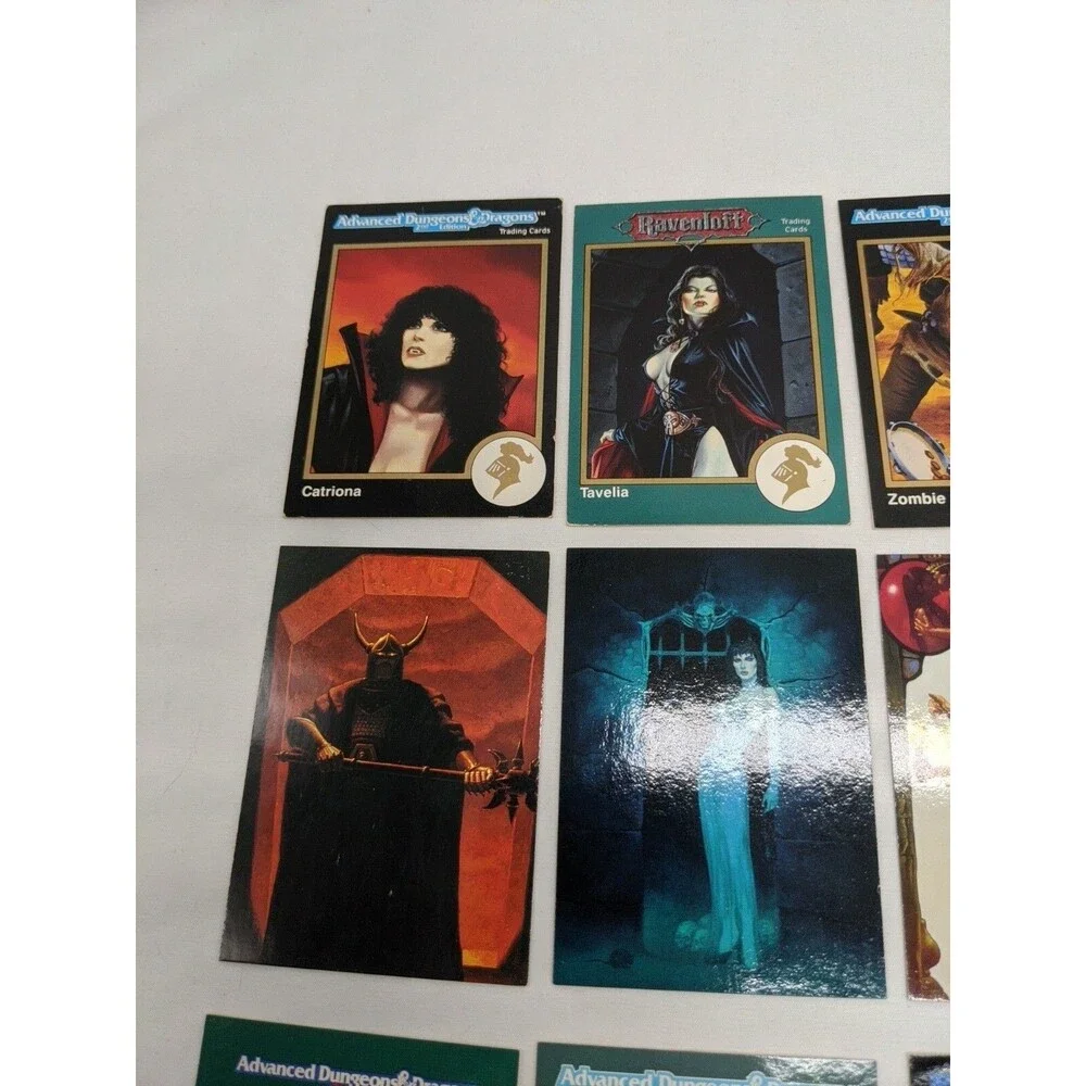 Lot Of (19) TSR Dungeons And Dragons And Fantasy Demons Undead Trading Cards